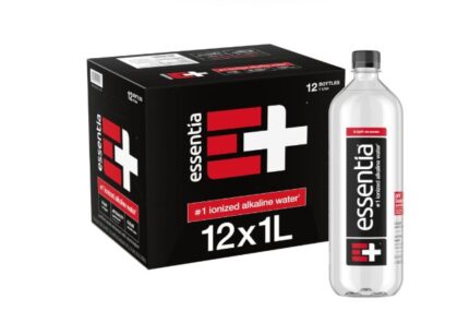 Essentia Water Bottled, Ionized Alkaline Water:99.9% Pure, Infused With Electrolytes, 9.5 pH Or Higher With A Clean, Smooth Taste, 1 Litre (Pack of 12)
